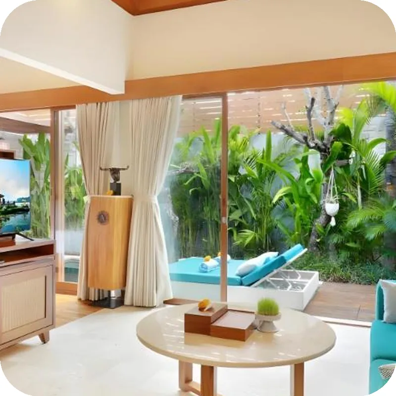 Perfect Romantic Stay-1BDR Villa In Seminyak Hotel room image