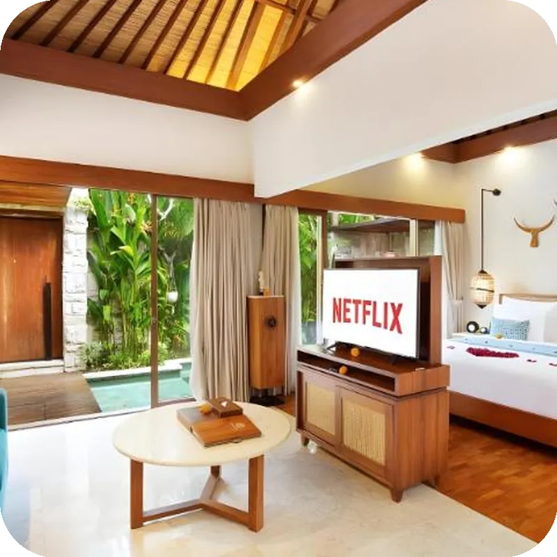 Perfect Romantic Stay-1BDR Villa In Seminyak Hotel room image