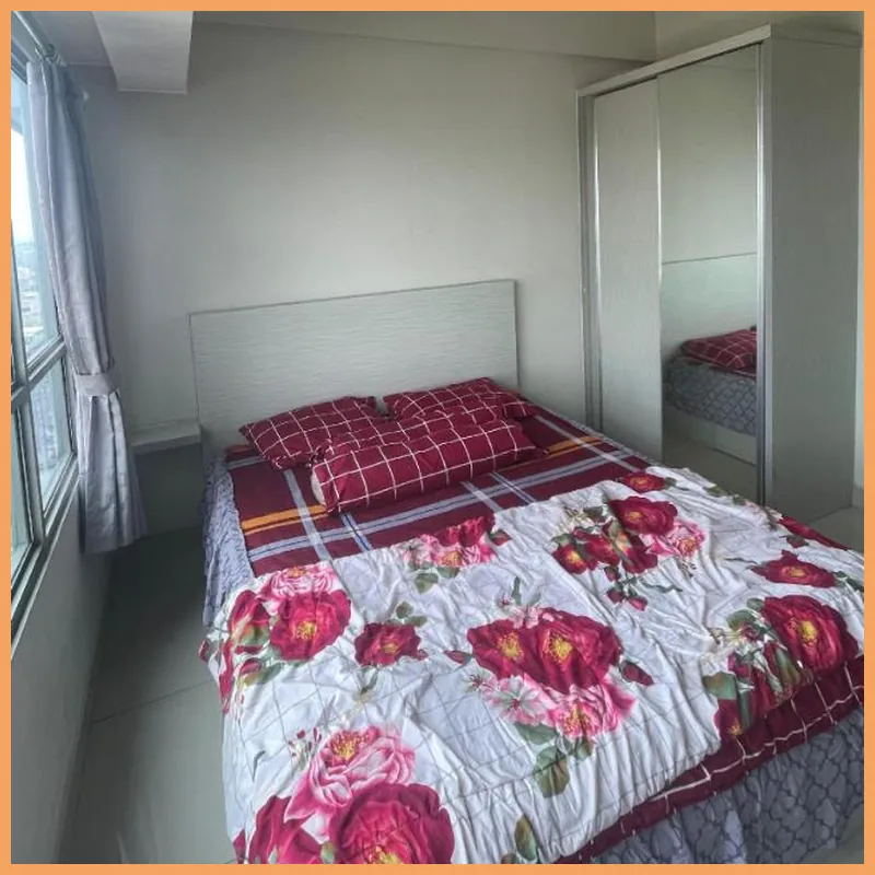 White Furnish with Sky View in Springlake Apartmen Hotel room image