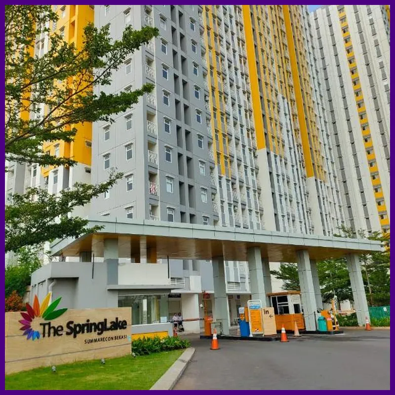 White Furnish with Sky View in Springlake Apartmen Hotel image