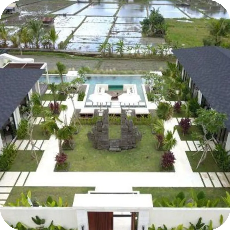 6BR Villa Manoe Pais a Sanctuary in the RiceFields Tampak luar hotel