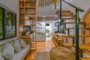 Villa Tiny: Romantic A-Shape 1BR Villa Close to Nyanyi Beach