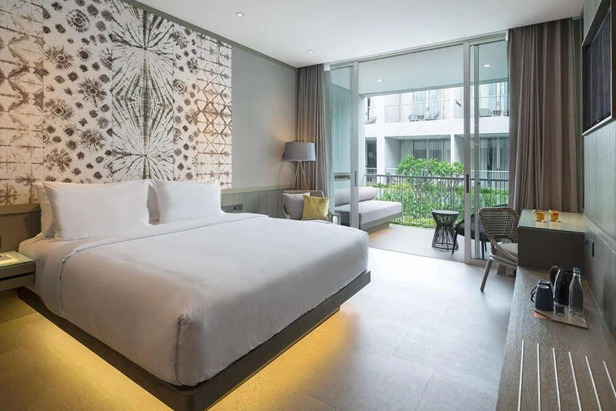 Bagian dalam kamar Kanvaz Village Resort Seminyak