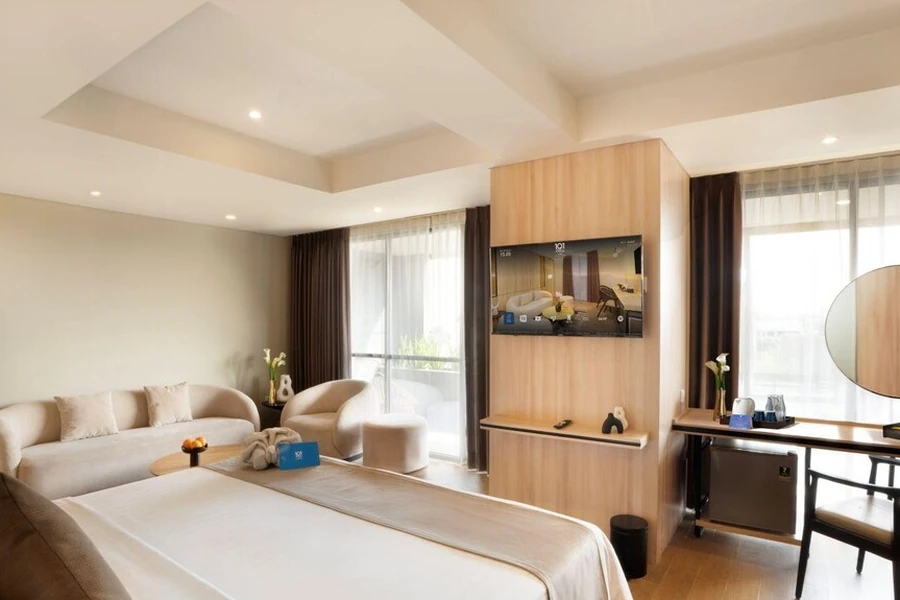 Bagian dalam kamar 1O1 STYLE Yogyakarta Malioboro
