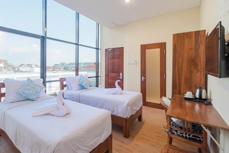 Bagian dalam kamar Caroline Guest House