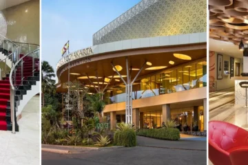 Dari kiri: tampak luar I Lux Hotel Jogja, Sahid Raya Hotel & Convention, Ibis Yogyakarta Adi Sucipto